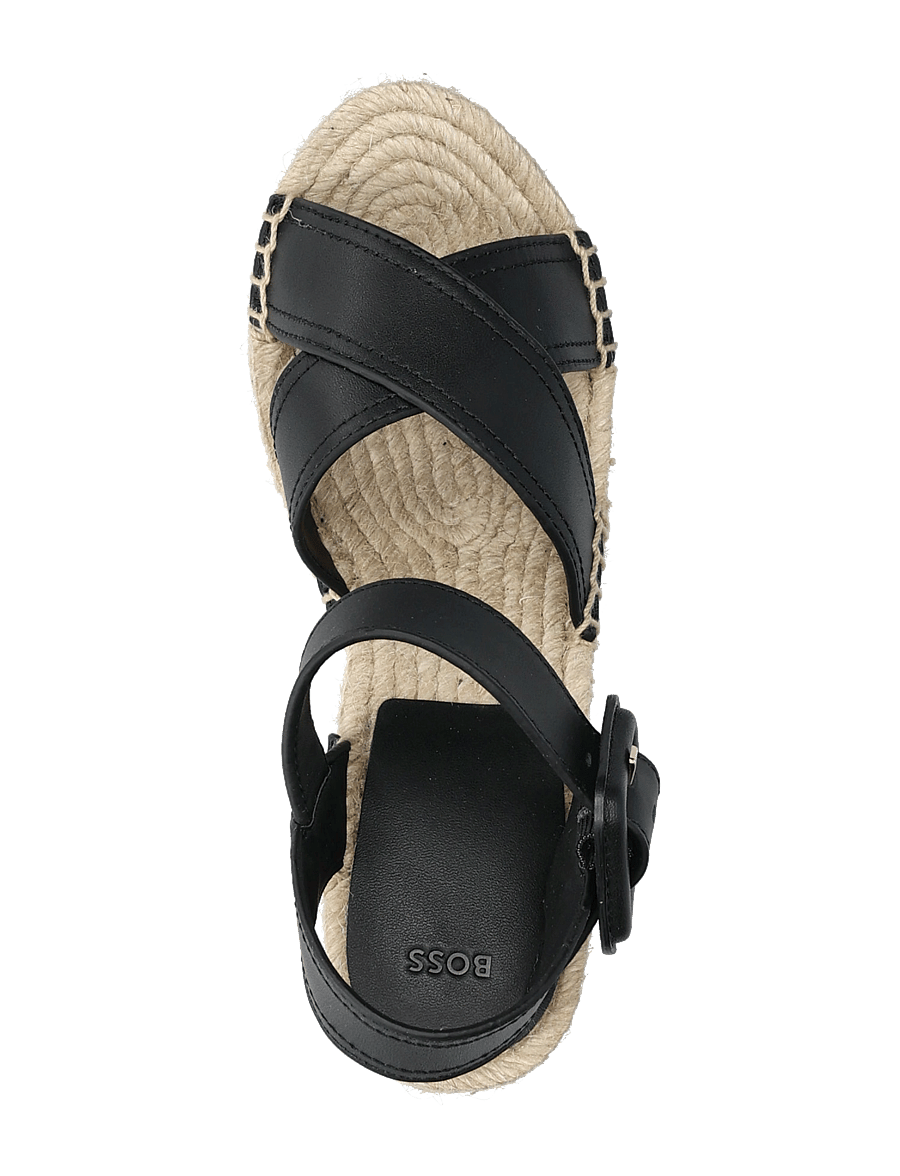 BOSS - Madeira_Sandwdg_LTBK - espadrilles à talons - black - 3