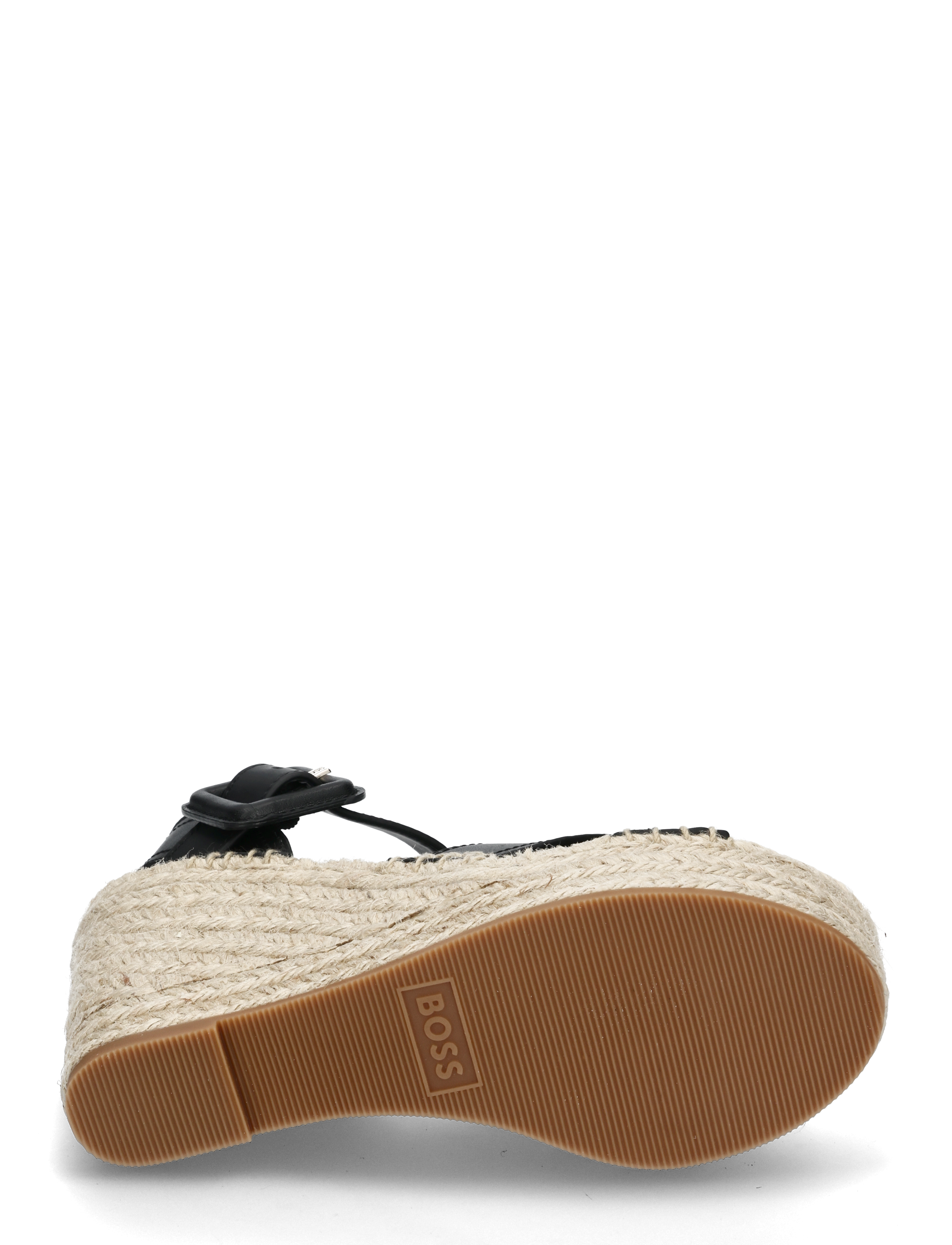 BOSS - Madeira_Sandwdg_LTBK - espadrillos med klack - black - 4