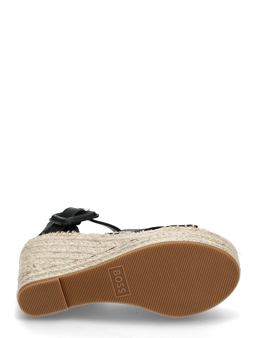 BOSS - Madeira_Sandwdg_LTBK - espadrilles à talons - black - 4