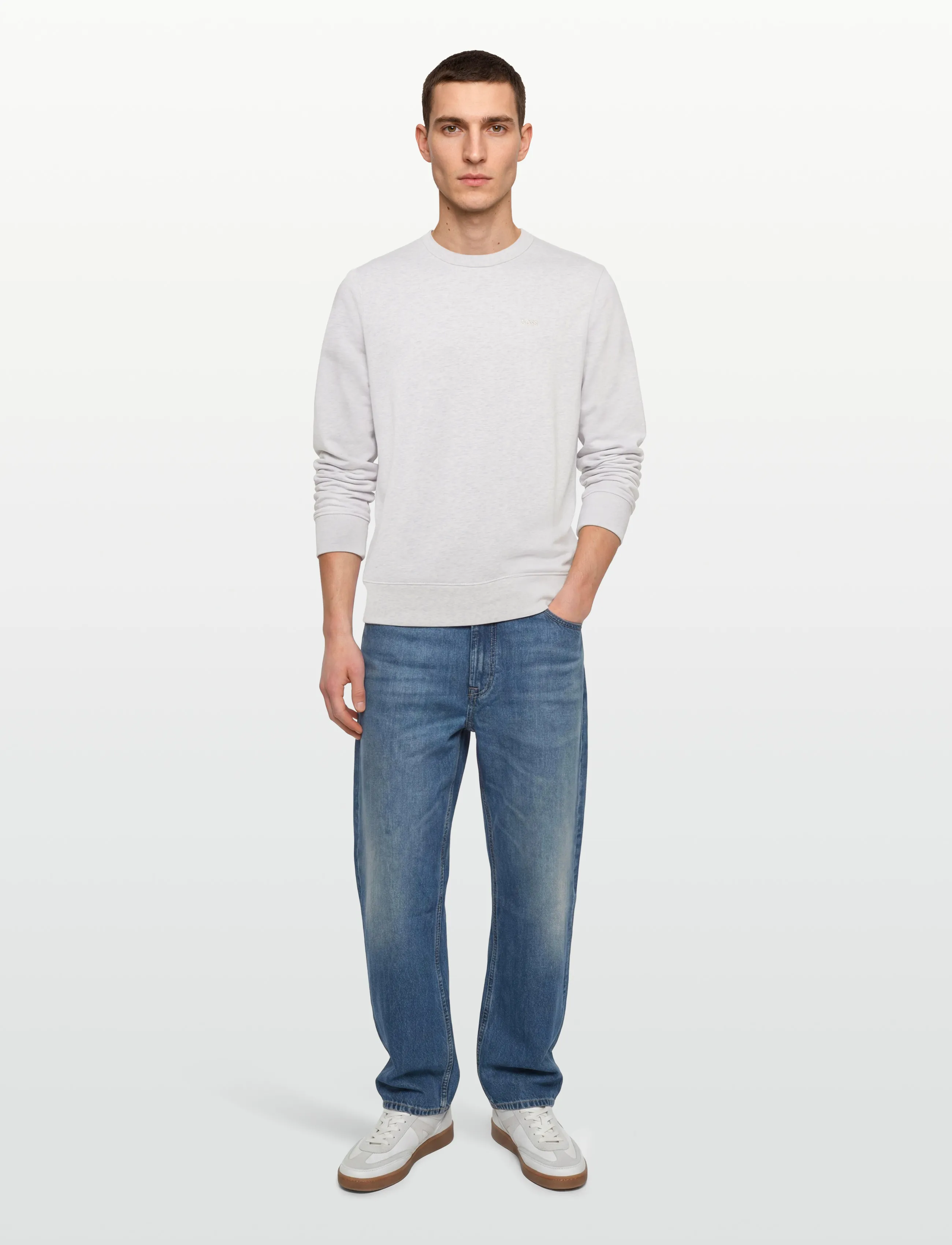 BOSS H-Sharpe 15 - Sweatshirts - OPEN WHITE / white
