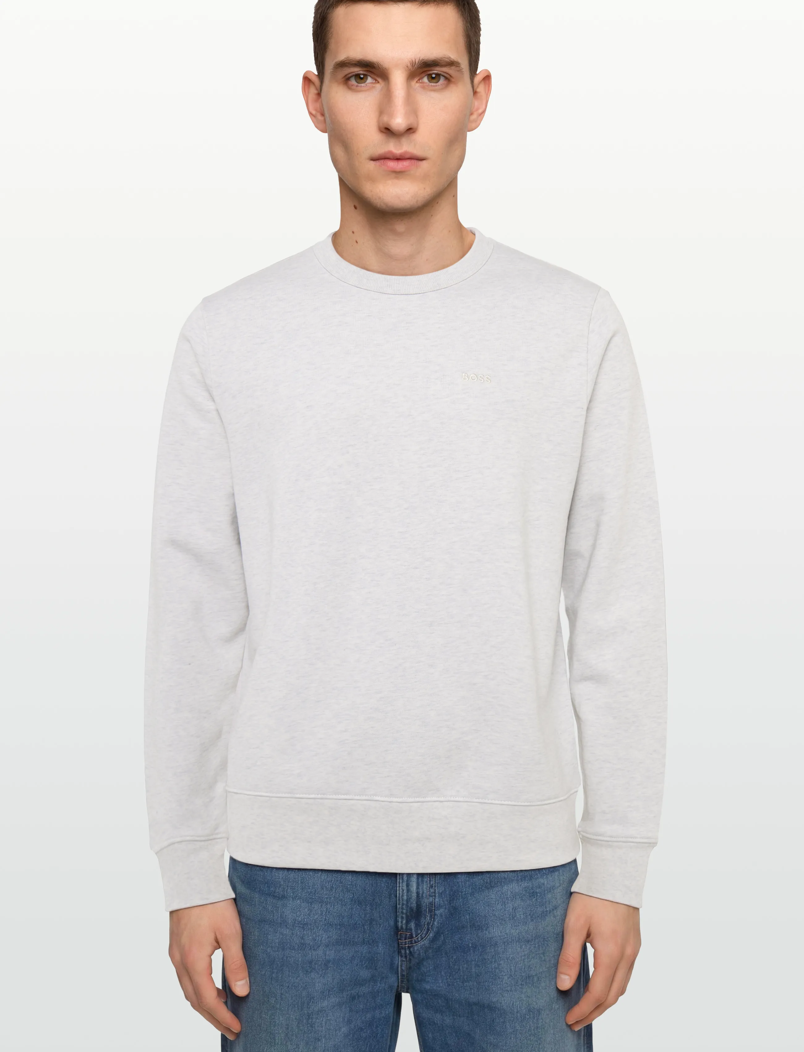 BOSS - H-Sharpe 15 - sweatshirts - open white - 3