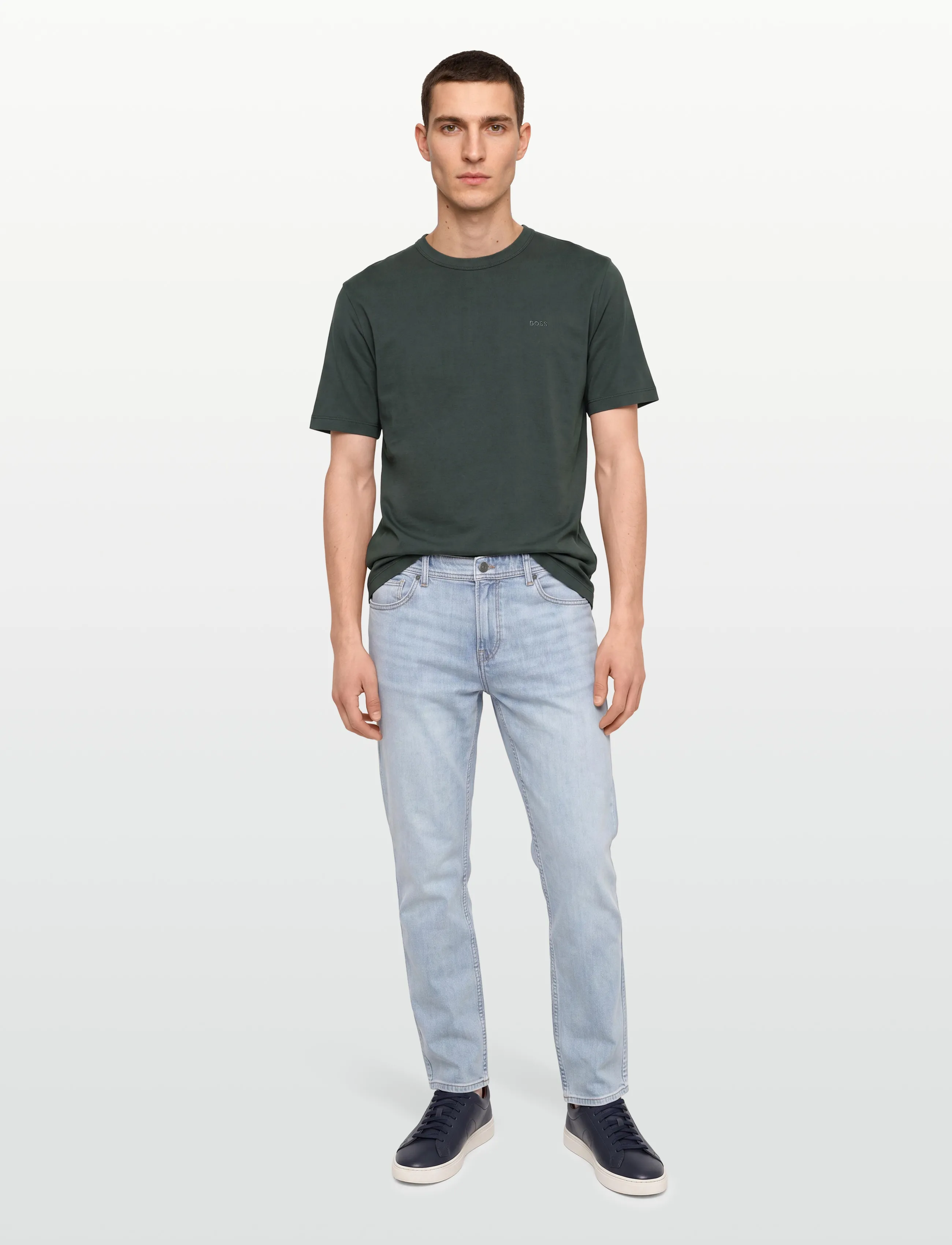BOSS H-Taut 15, XXL, T-shirts, Grün - Short-sleeved, Männerswear