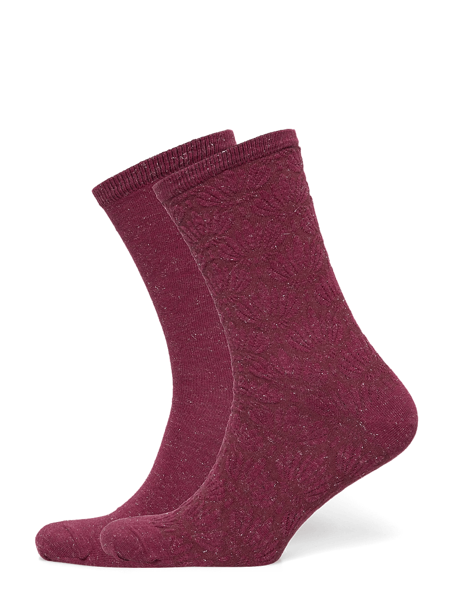 BOSS - 2P RS 3D Knit CC W - normale socken - dark red - 0