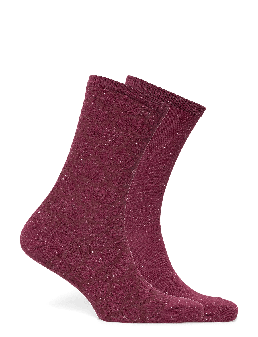 BOSS - 2P RS 3D Knit CC W - normale socken - dark red - 1