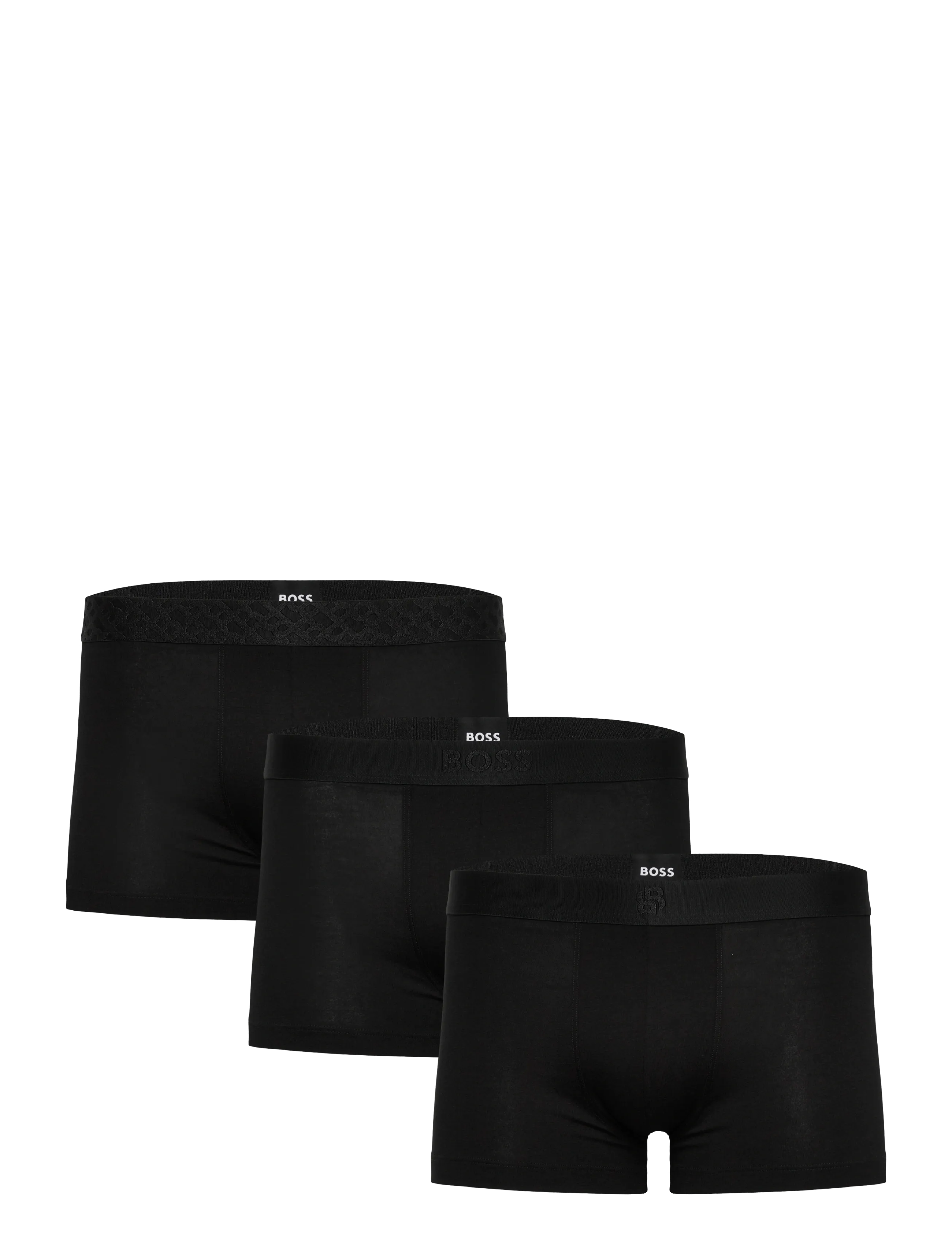 BOSS Trunk 3P Logo Trio G - Trunks - BLACK / black