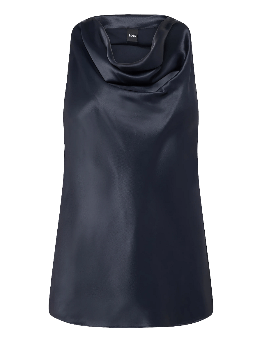 BOSS - BOUANA - Ärmellose blusen - dark blue - 0