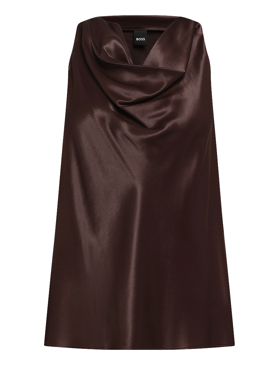 BOSS - BOUANA - Ärmlösa blusar - medium brown - 0