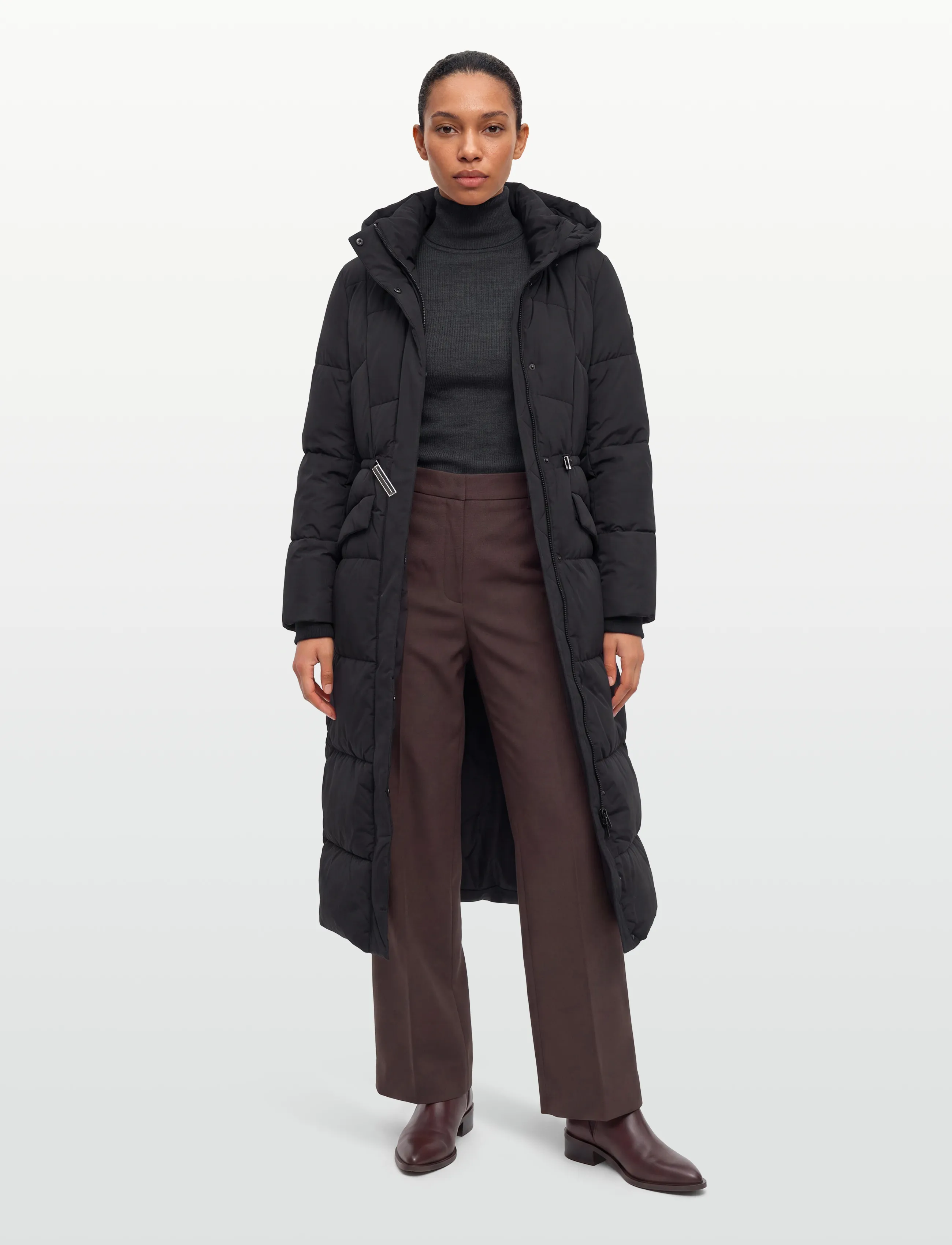 BOSS Pamaxi4, 44, Black, Jakker > Vatteret Jakke, Dame