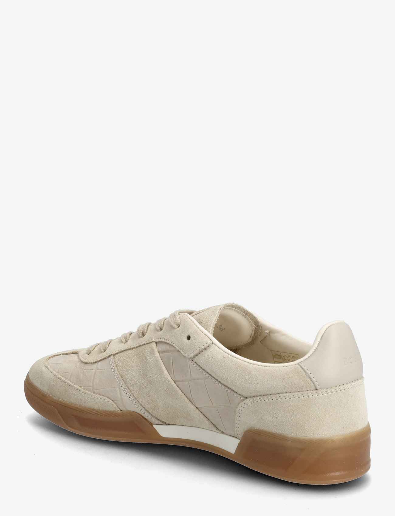 BOSS - Brenta_Tenn_crcsd - matalavartiset tennarit - light beige - 2