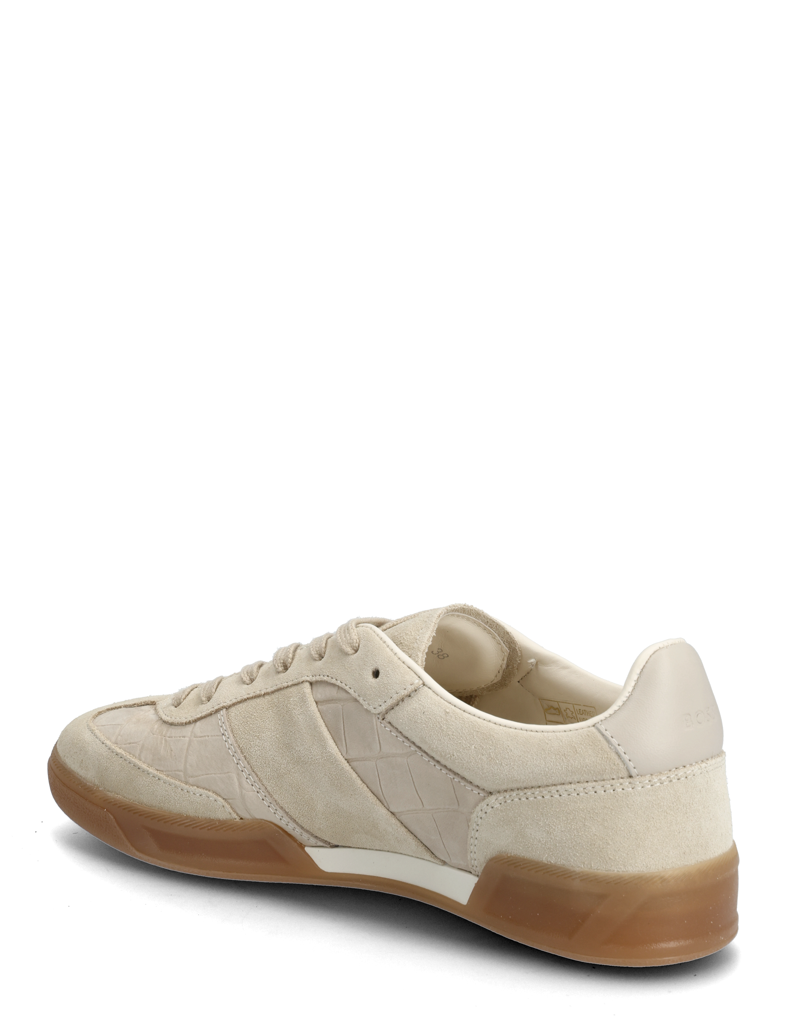 BOSS - Brenta_Tenn_crcsd - låga sneakers - light beige - 2