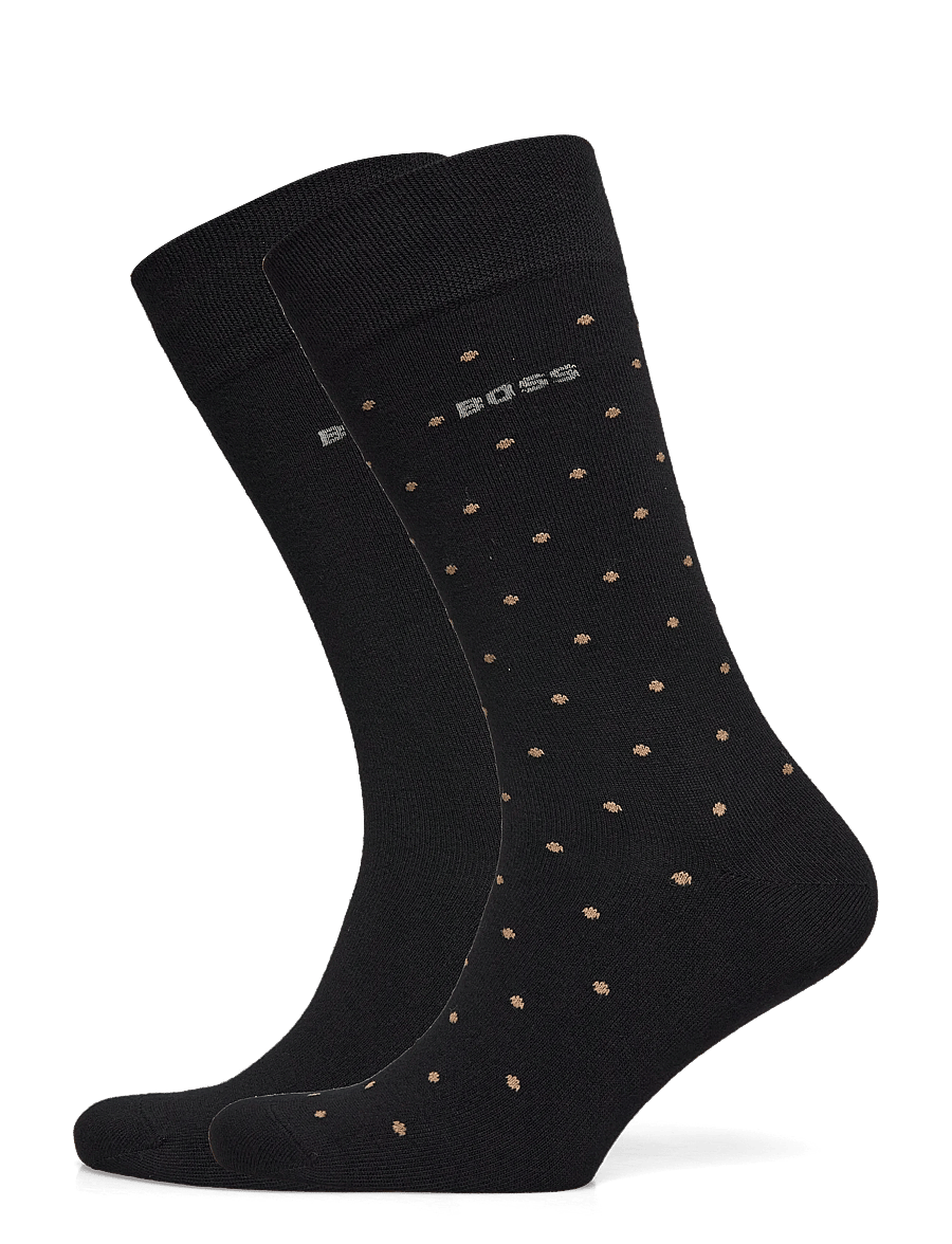 BOSS - 2PRS MiniDot VIBambo - chaussettes crew - black - 0
