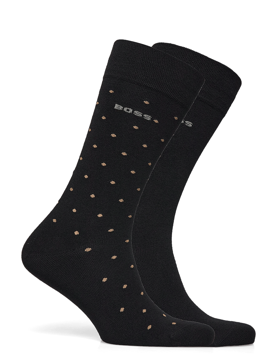 BOSS - 2PRS MiniDot VIBambo - chaussettes crew - black - 1