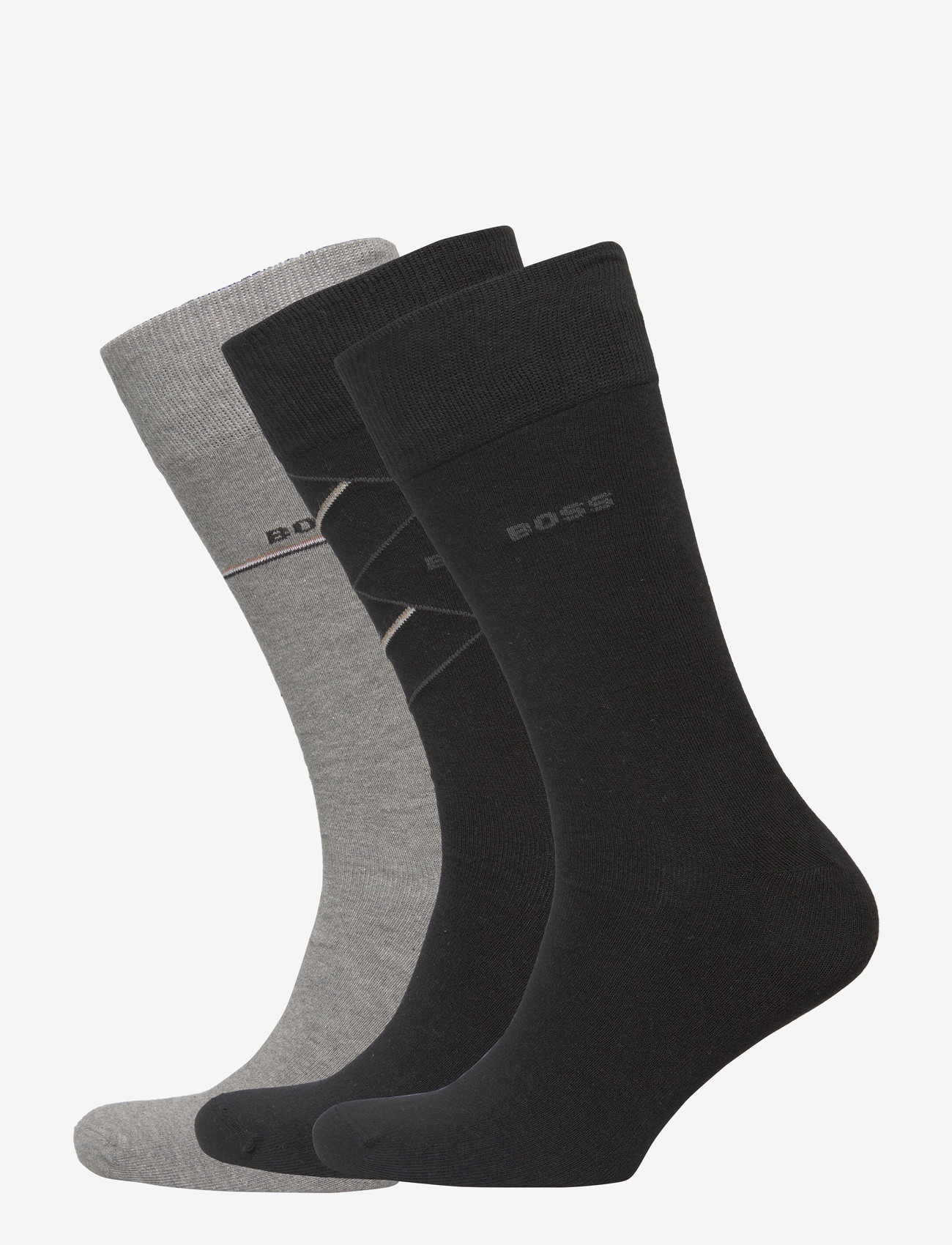 BOSS - 3PRS Giftset Icon CC - crew-socken - black - 0