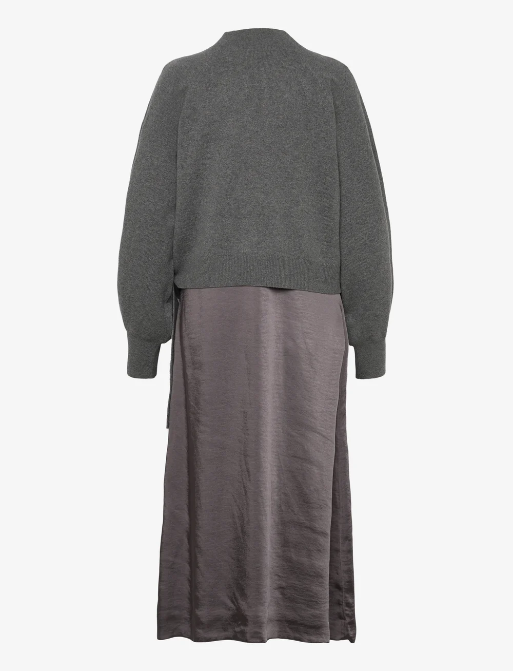 BOSS - Flalina - knitted dresses - dark grey - 1