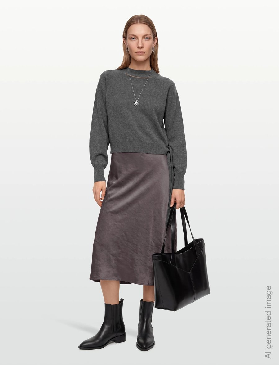 BOSS - Flalina - kaschmir - dark grey - 0