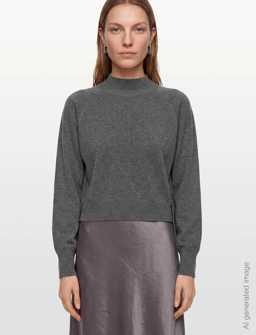 BOSS - Flalina - kaschmir - dark grey - 3