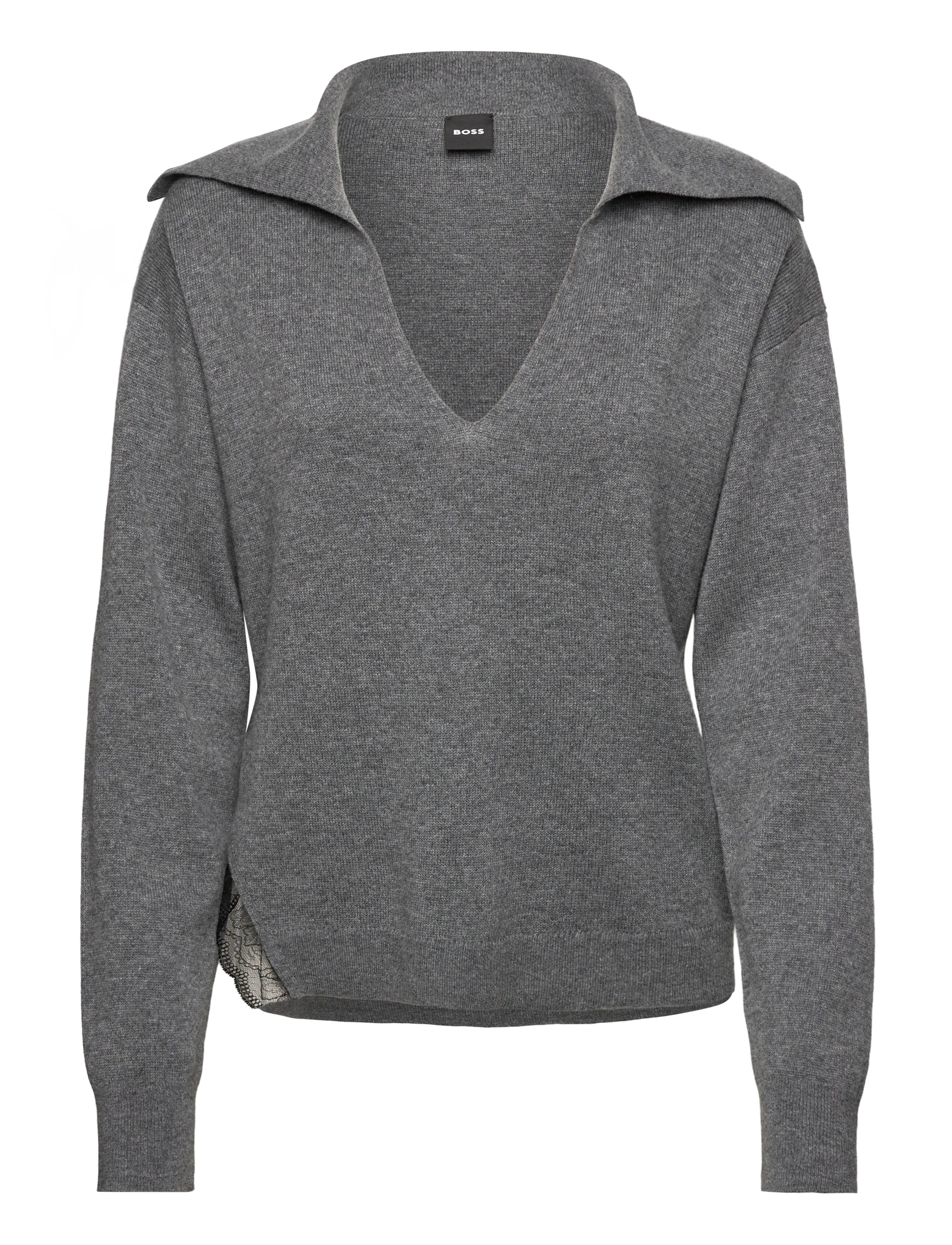 BOSS Flanola, XS, Grey, Strik > Trøjer, Dame
