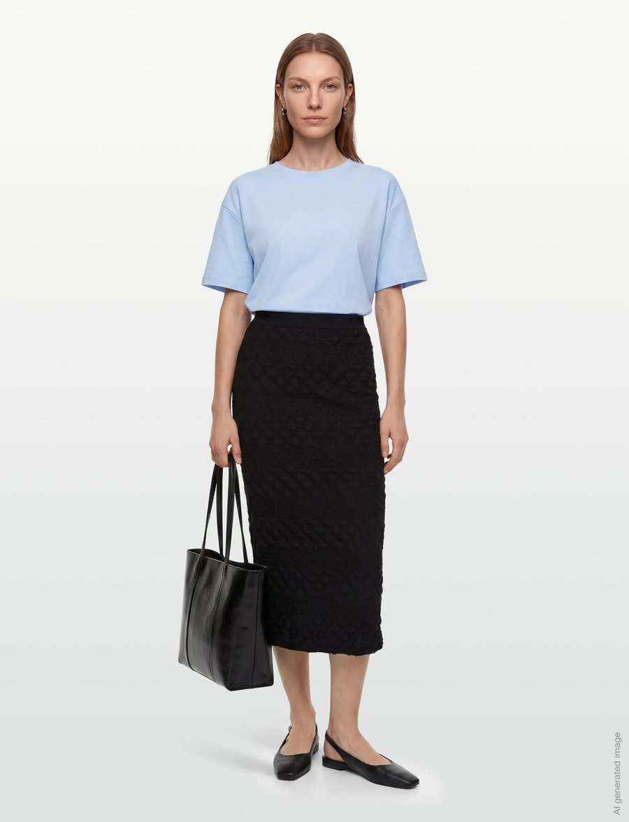 BOSS - Ecursi - midi nederdele - black - 0
