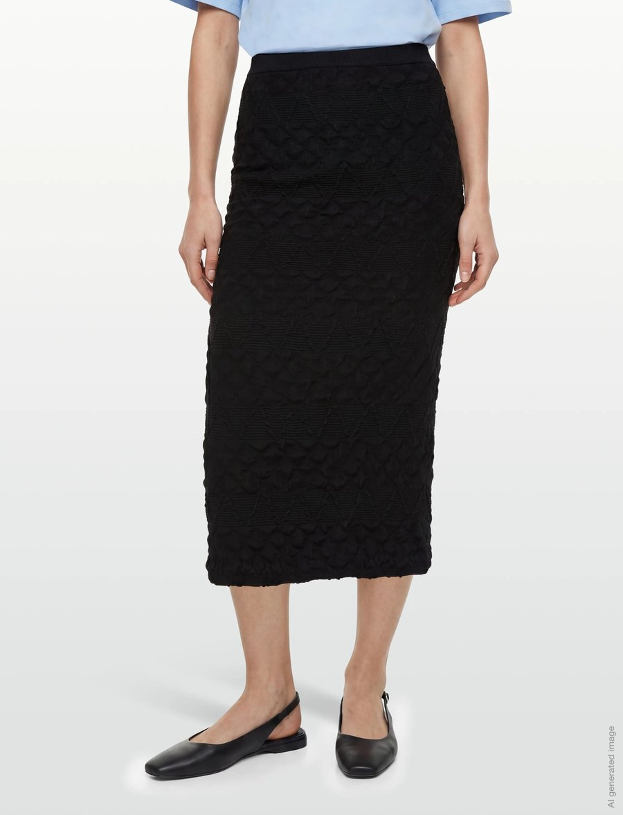 BOSS - Ecursi - midi nederdele - black - 3