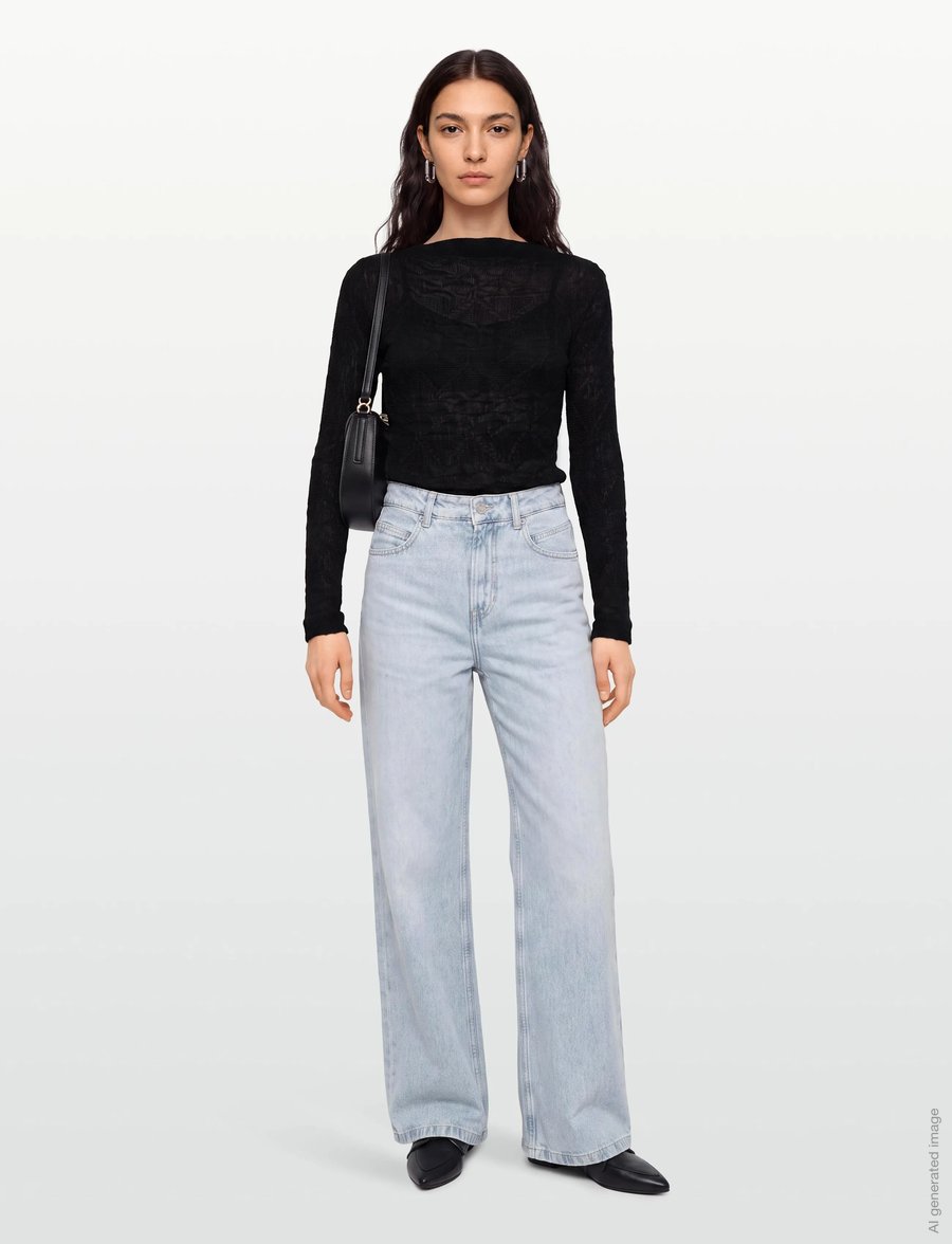 BOSS - Ecursa - langärmlige tops - black - 0