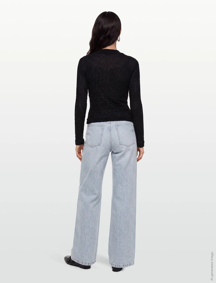 BOSS - Ecursa - langärmlige tops - black - 4
