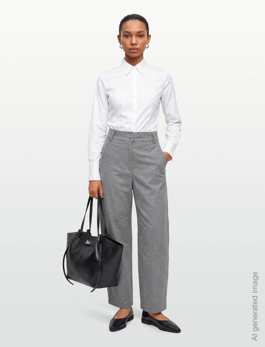 BOSS - Telarana - hosen mit geradem bein - light/pastel grey - 0