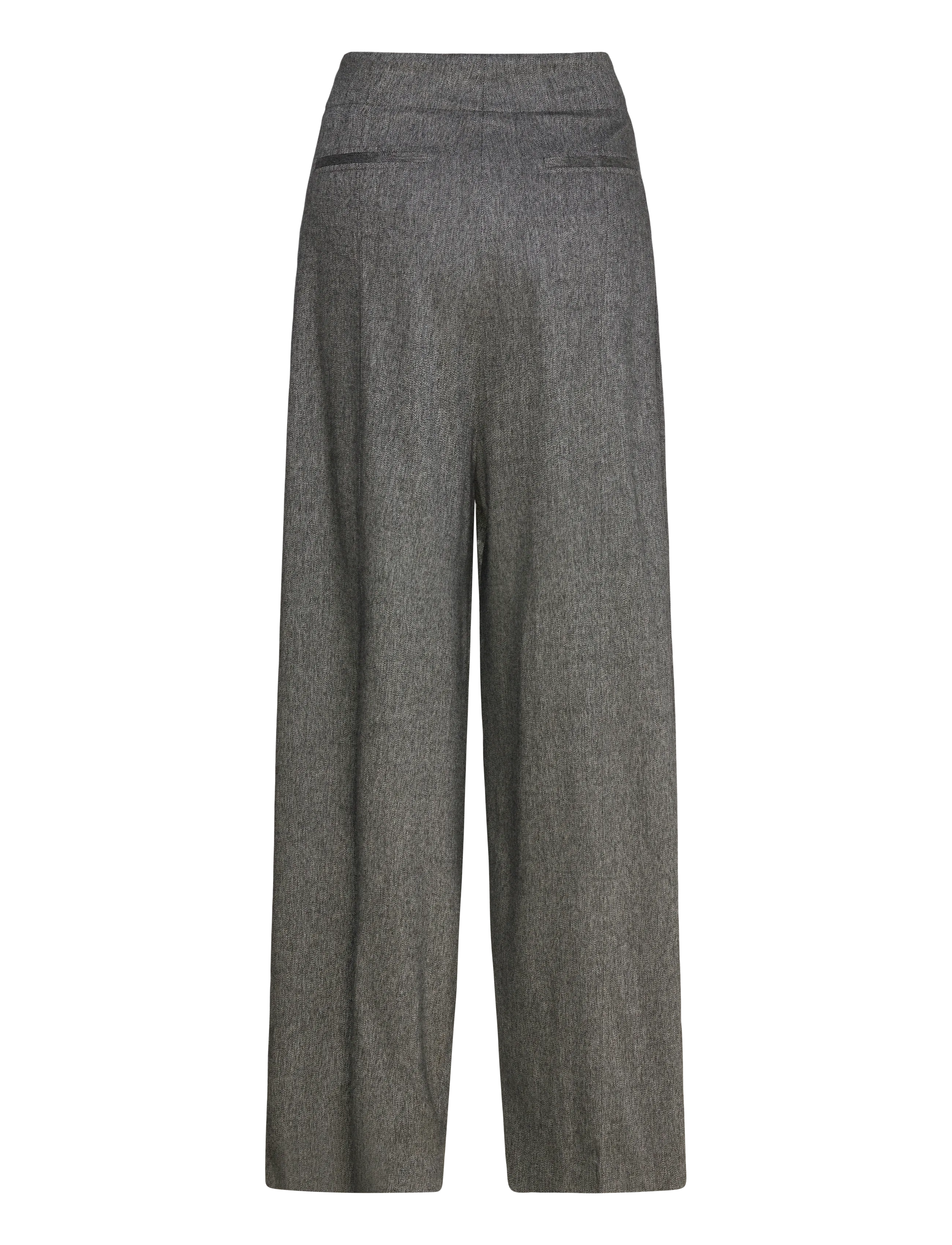 BOSS - Telda - bukser med brede ben - dark grey - 1