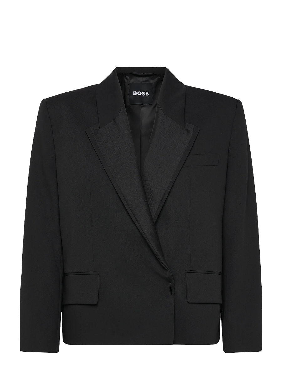 BOSS - Janeva - zweireihige blazer - black - 0