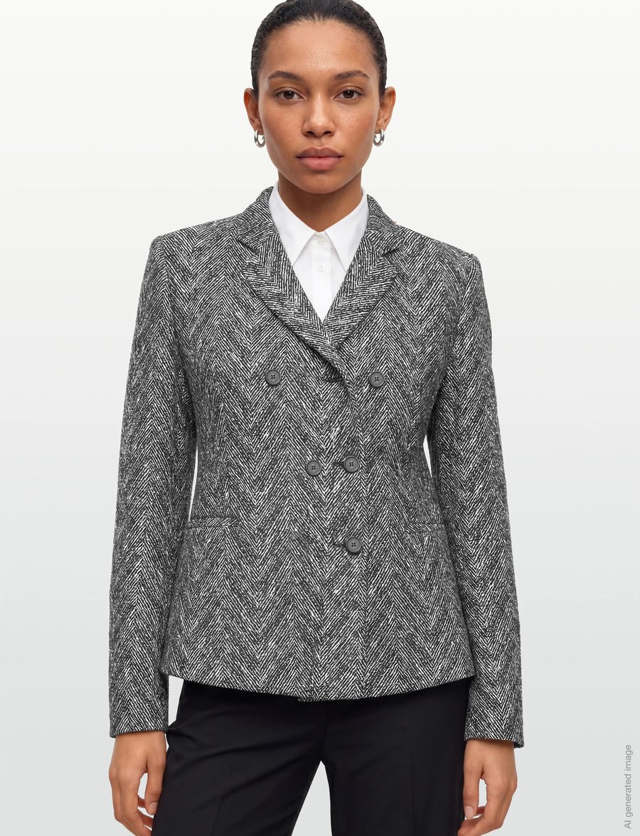 BOSS - Jiarna - zweireihige blazer - open miscellaneous - 3