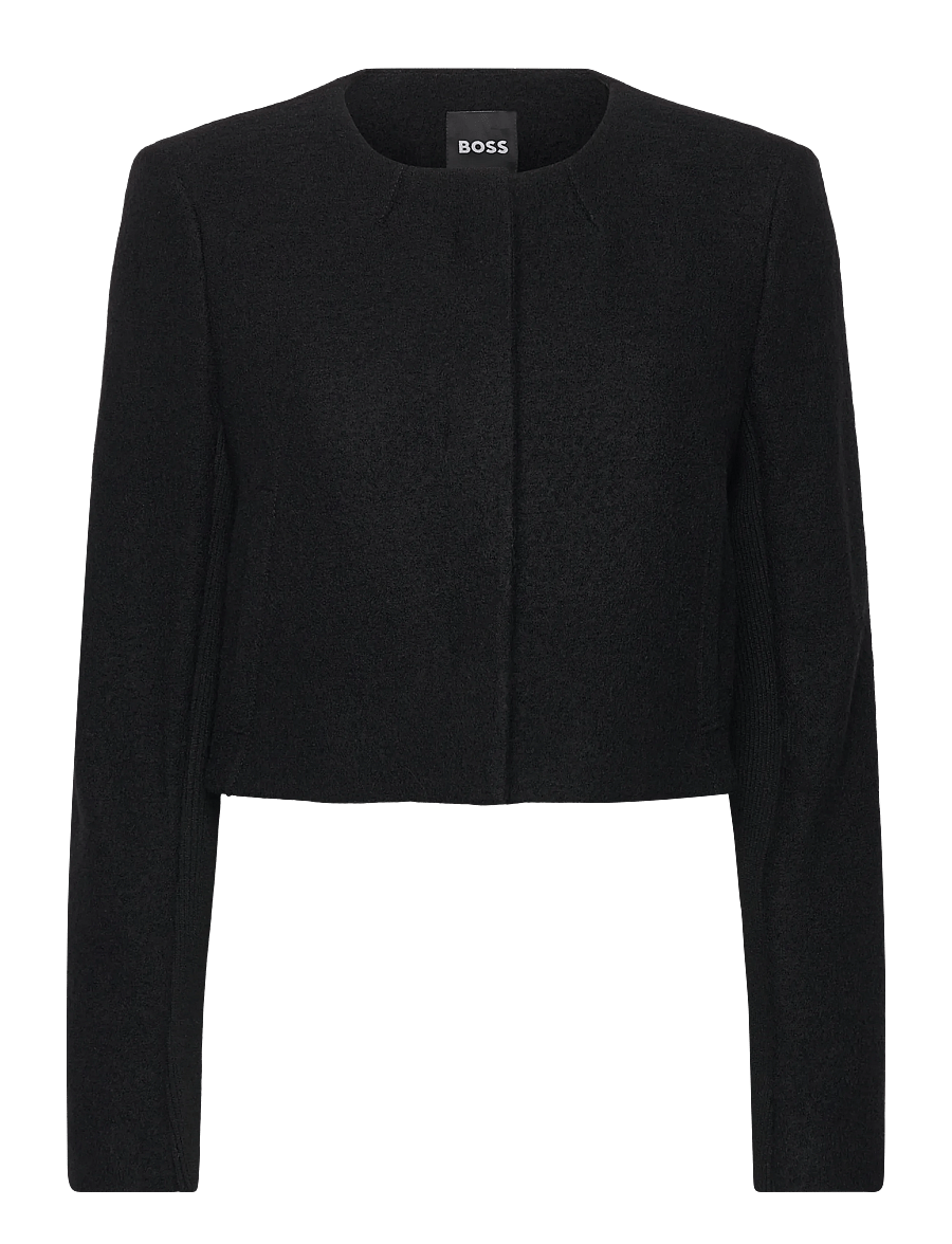 BOSS - Jicena - cropped blazers - black - 0