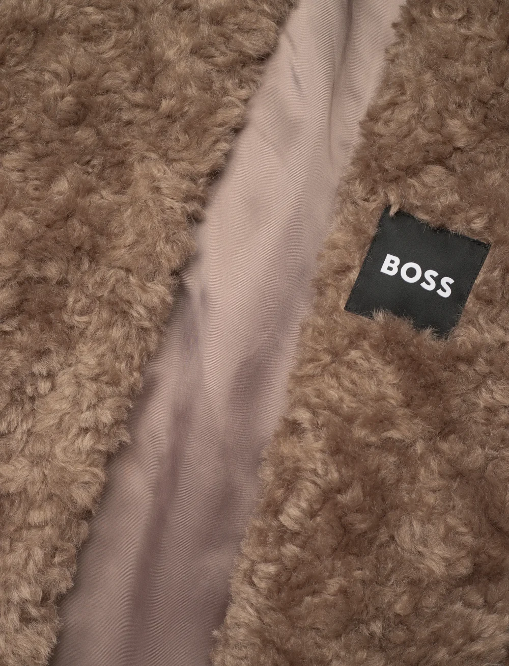 BOSS - Citeddy - uldfrakker - open brown - 4