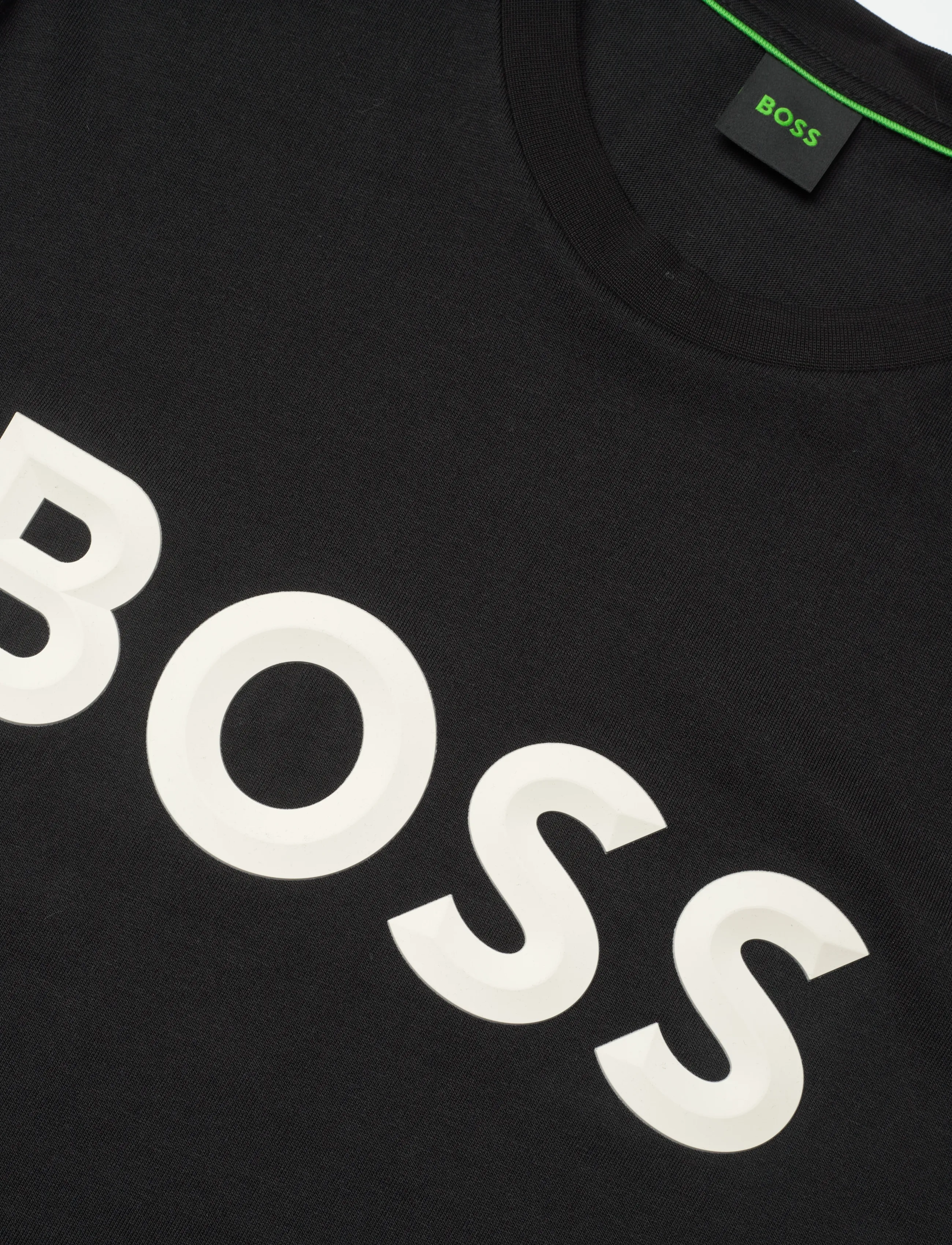 BOSS - Tee Iconic Zone - short-sleeved t-shirts - black - 2