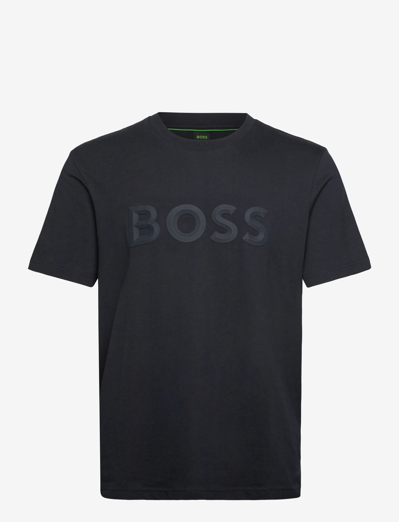 BOSS - Tee Iconic Zone - oberteile & t-shirts - dark blue - 0