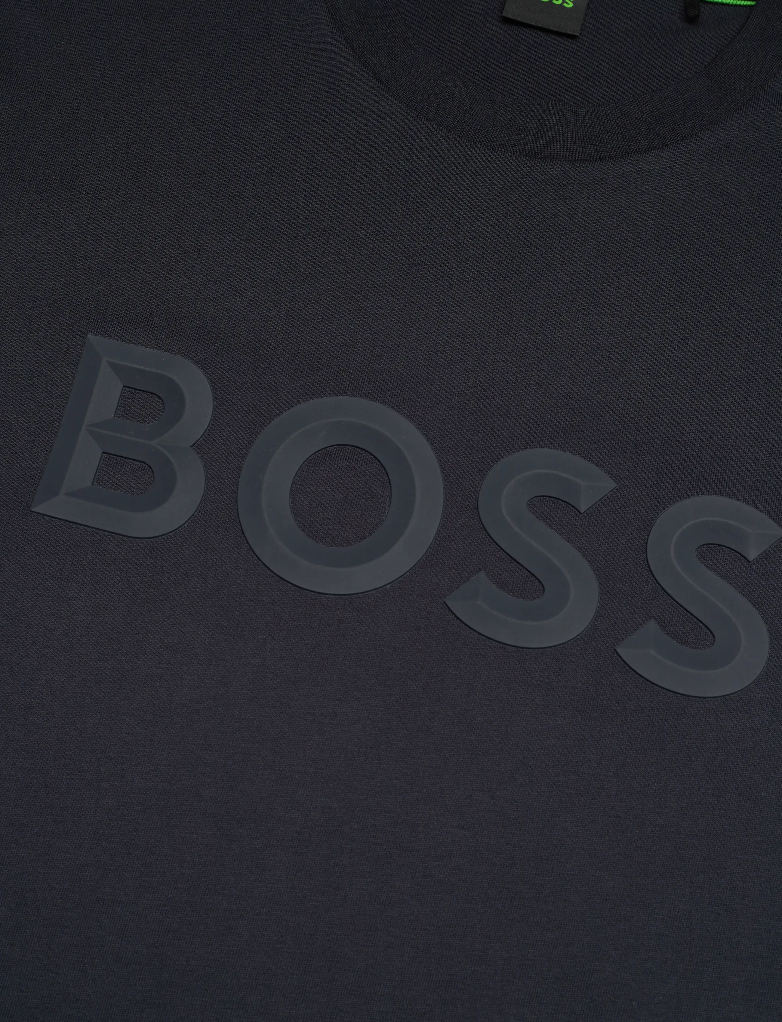 BOSS - Tee Iconic Zone - short-sleeved t-shirts - dark blue - 2
