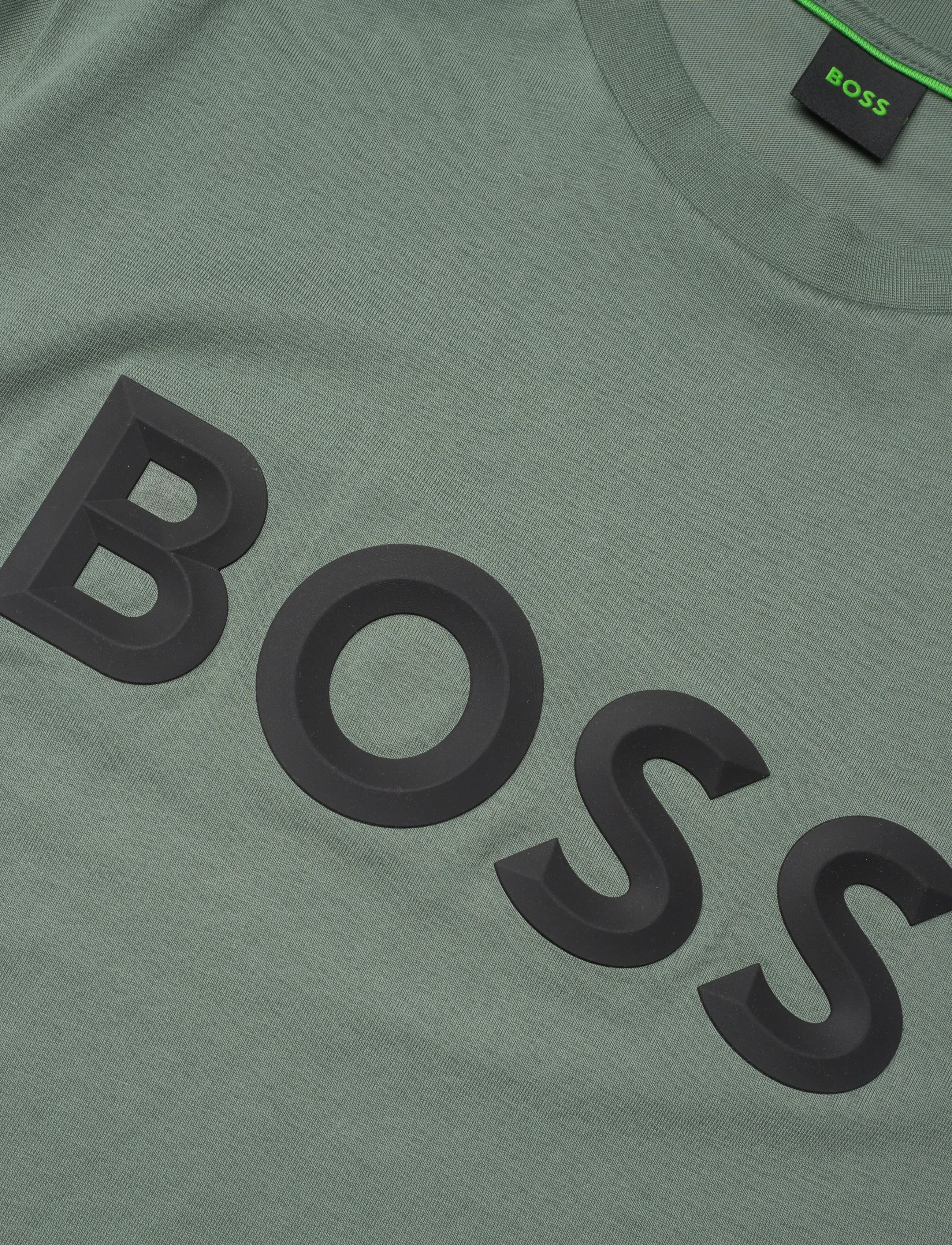 BOSS - Tee Iconic Zone - lyhythihaiset - open green - 2