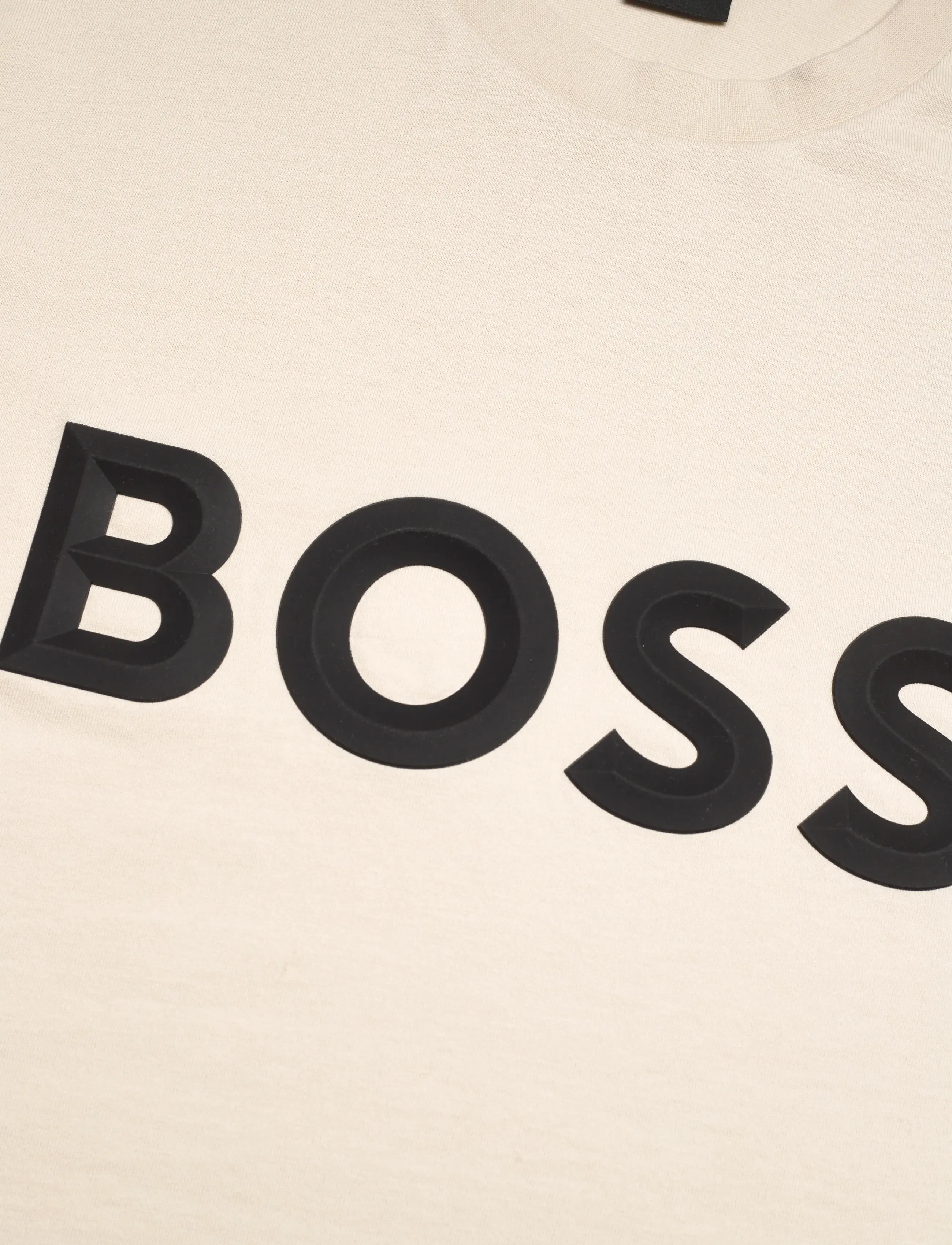 BOSS - Tee Iconic Zone - kortærmede t-shirts - open white - 2