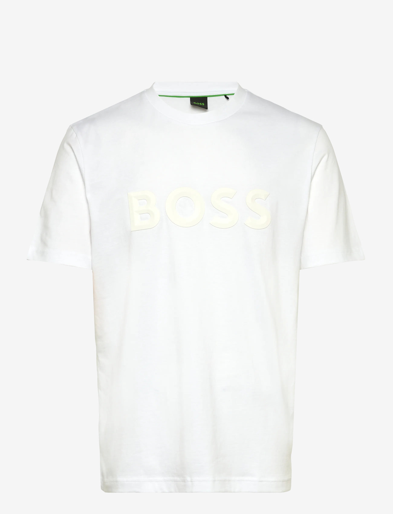 BOSS - Tee Iconic Zone - oberteile & t-shirts - white - 0