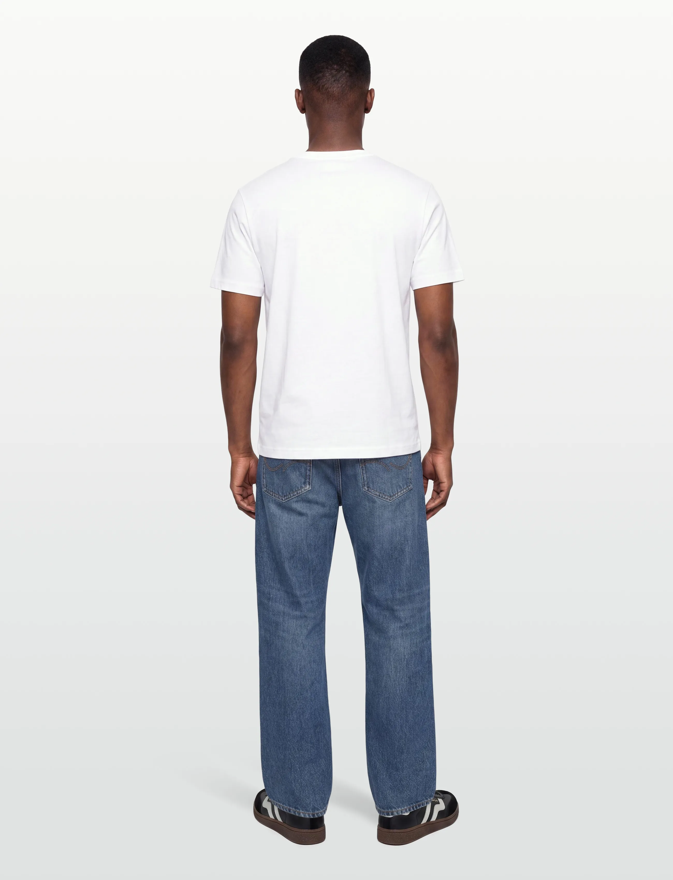 BOSS - Tee Iconic Zone - short-sleeved t-shirts - white - 4