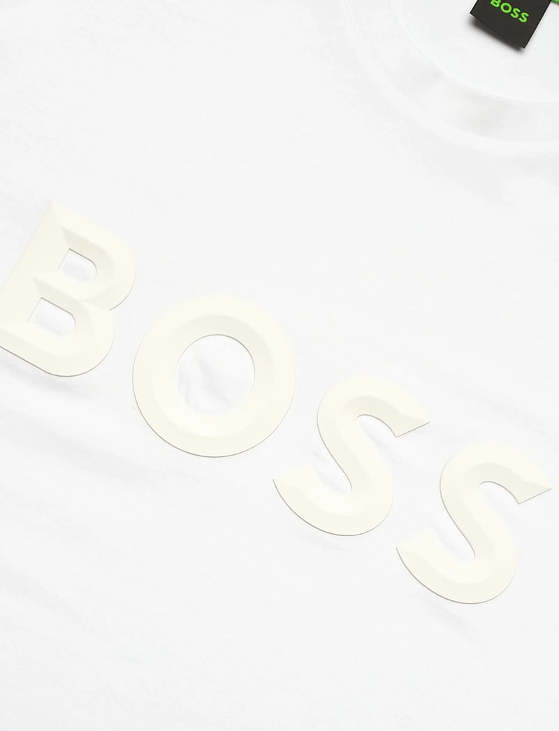 BOSS - Tee Iconic Zone - oberteile & t-shirts - white - 2