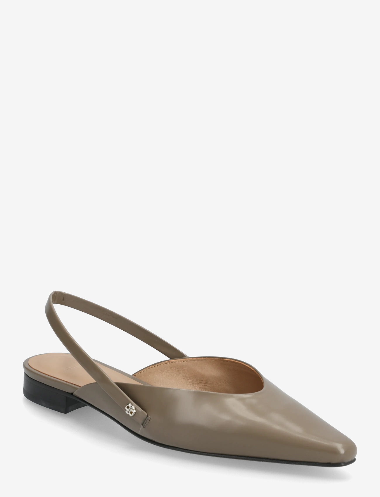 BOSS - Charlize_SLB10_AB - flade slingbacks - open brown - 0