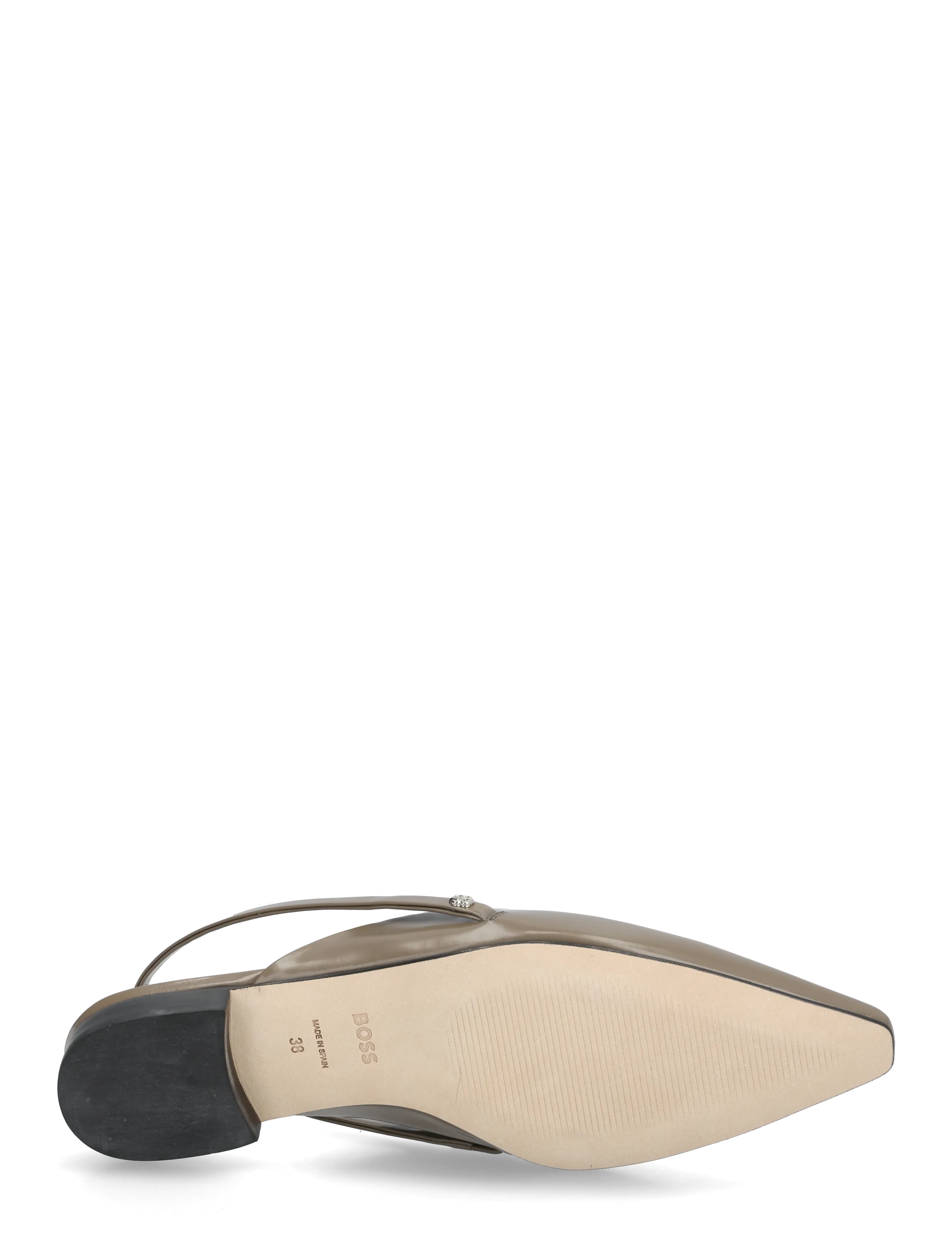 BOSS - Charlize_SLB10_AB - obcasy typu slingback - open brown - 4