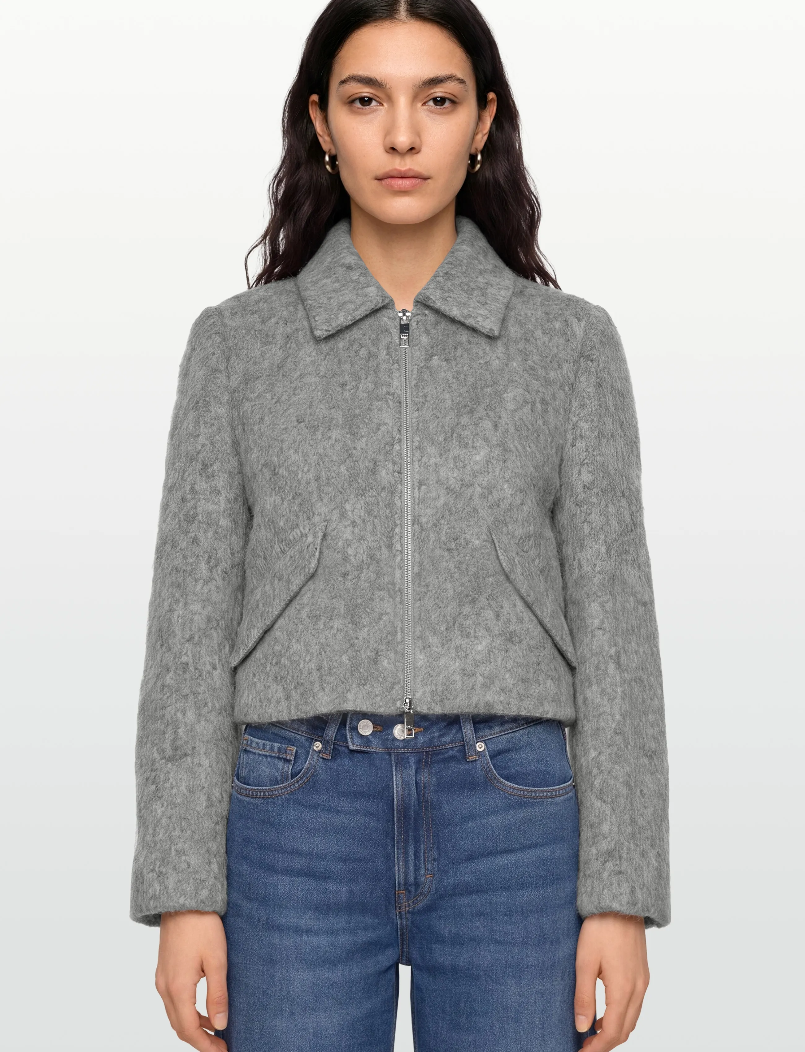 BOSS - Cafiore1 - overtøj - open grey - 3