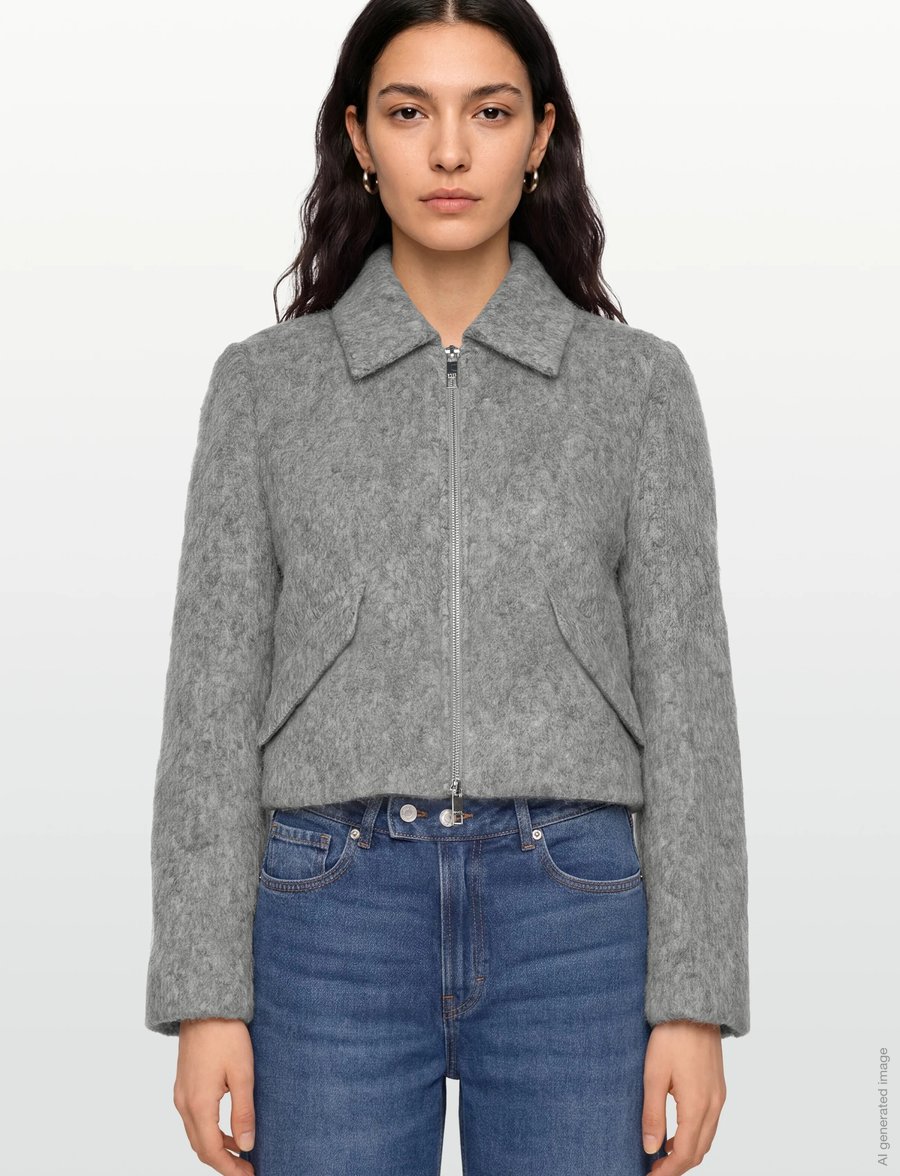 BOSS - Cafiore1 - wolljacken - open grey - 3