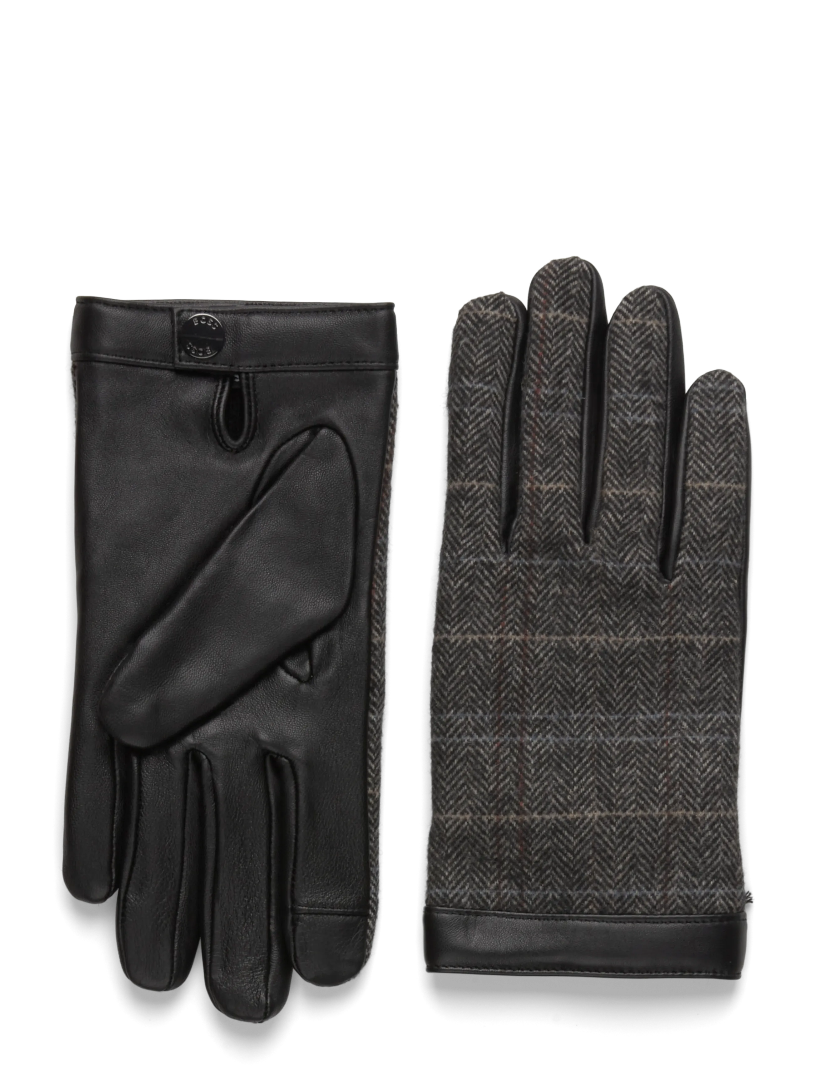 BOSS Harrye-S, 8.5, Gloves, Schwarz - Finger Männerswear