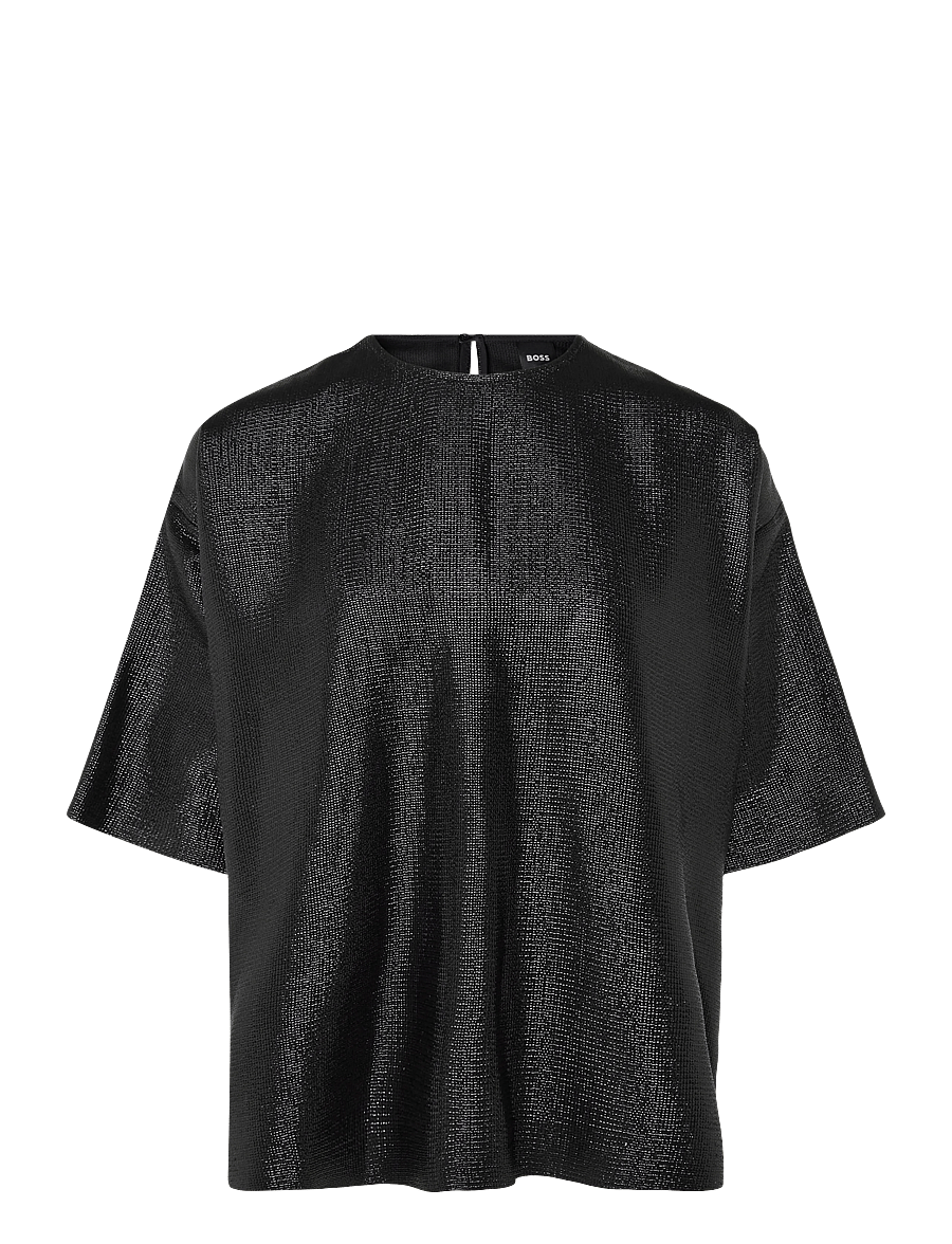 BOSS - Bacres - short-sleeved blouses - black - 0