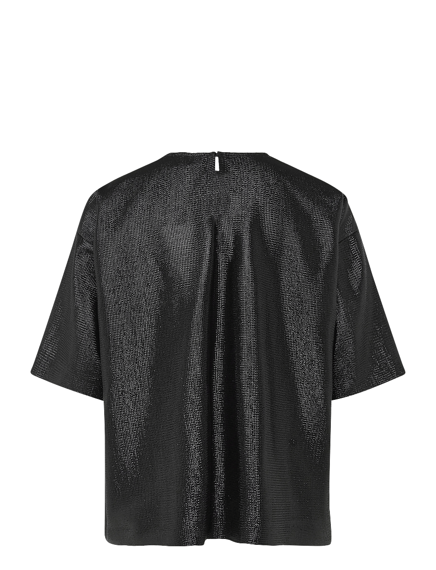 BOSS - Bacres - short-sleeved blouses - black - 1