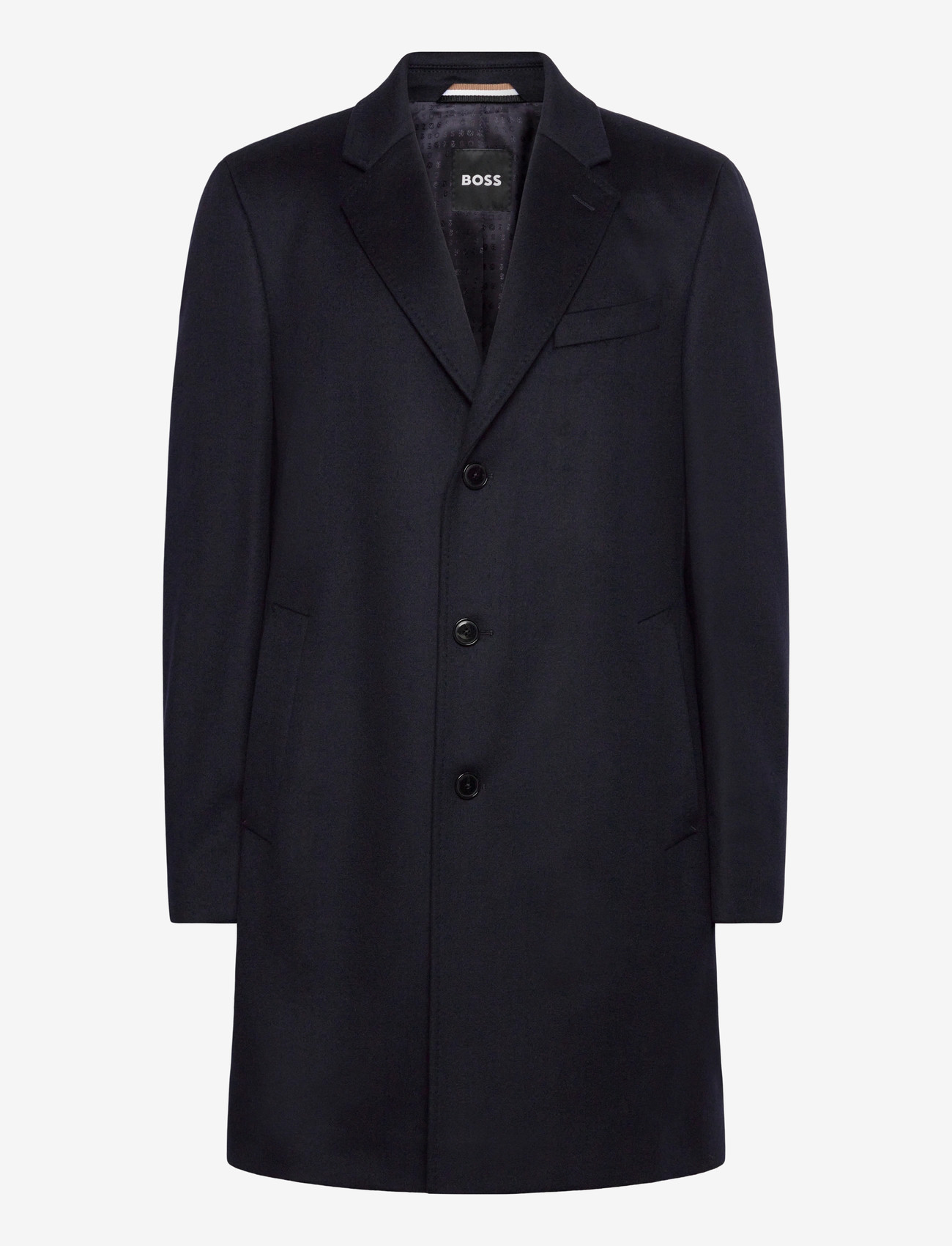 BOSS - H-Hyde-254 - vilnoniai paltai - dark blue - 0