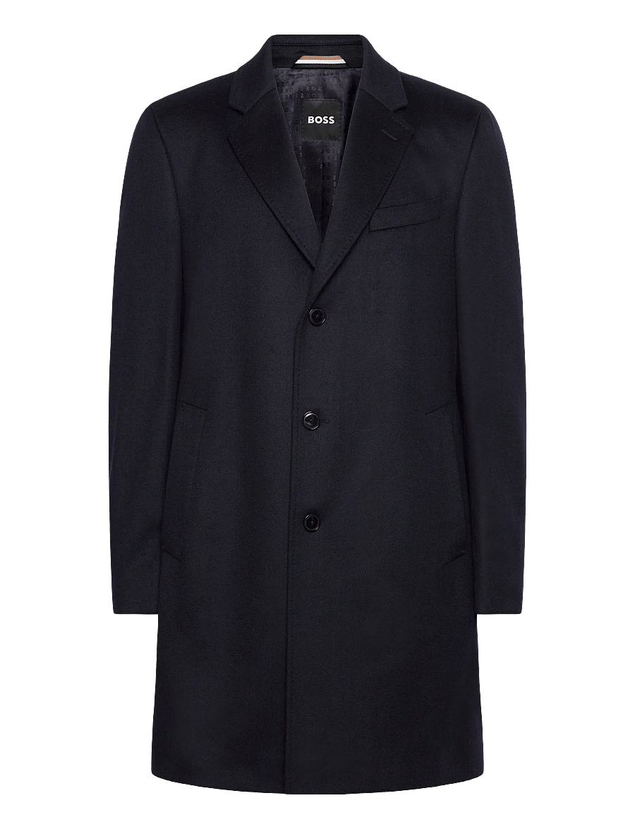 BOSS - H-Hyde-254 - wool coats - dark blue - 1