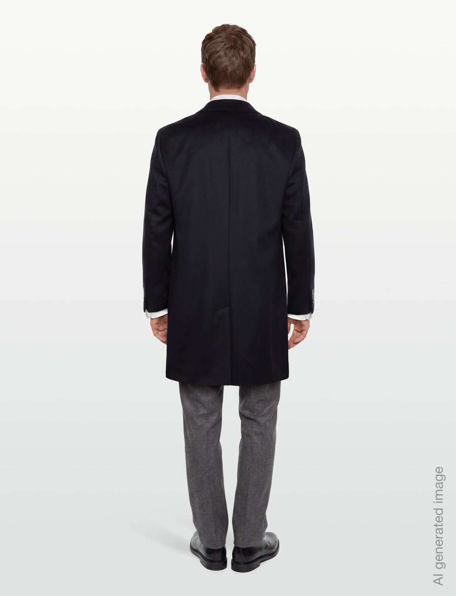 BOSS - H-Hyde-254 - wool coats - dark blue - 4