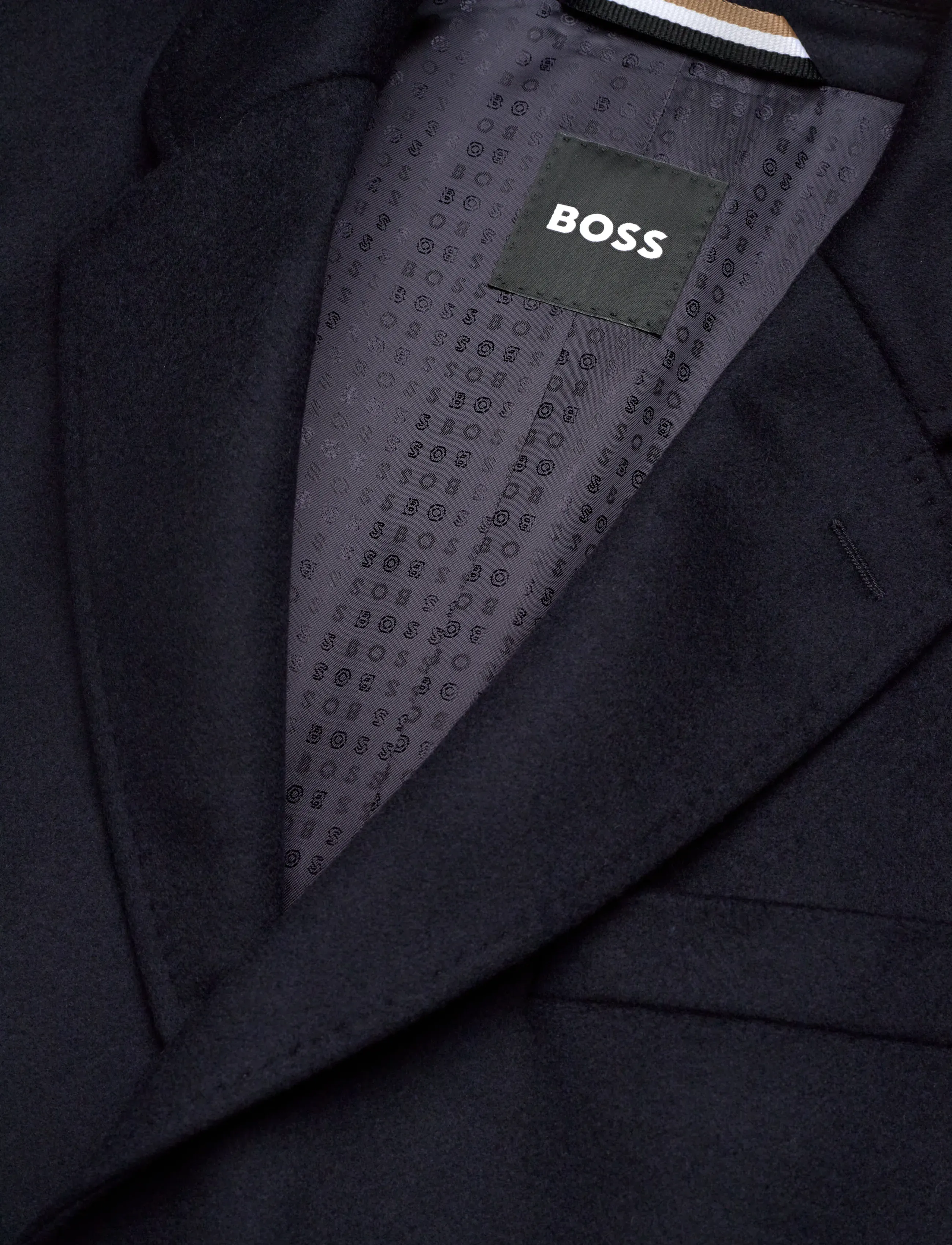 BOSS - H-Hyde-254 - wollmäntel - dark blue - 2